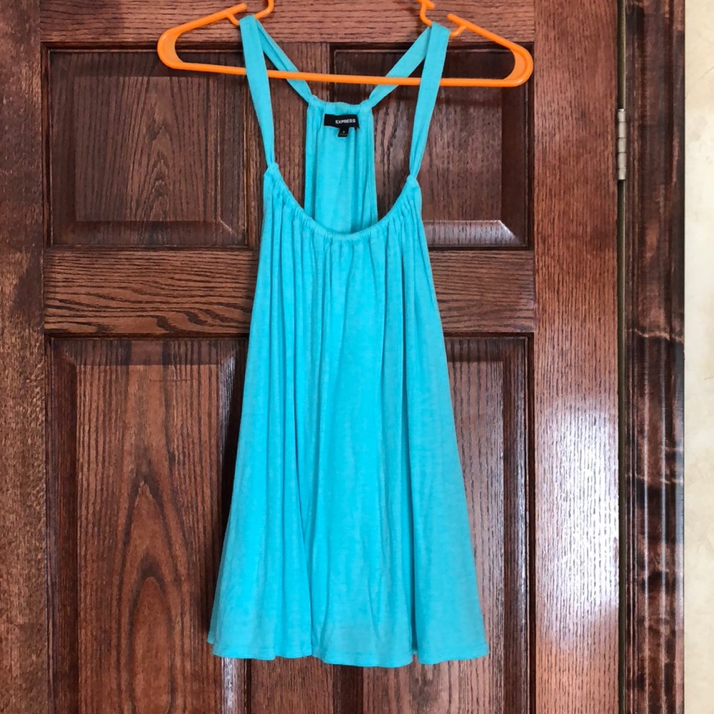 Blue tank top